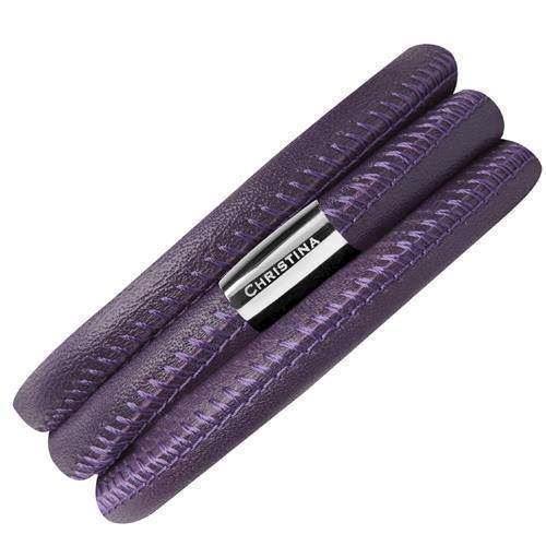Image of Lilla læder armbånd fra Christina Collect, 30 cm